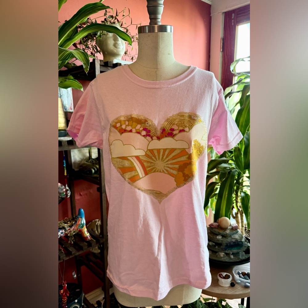 Hand crafted Ultra Cotton Pink T-Shirt